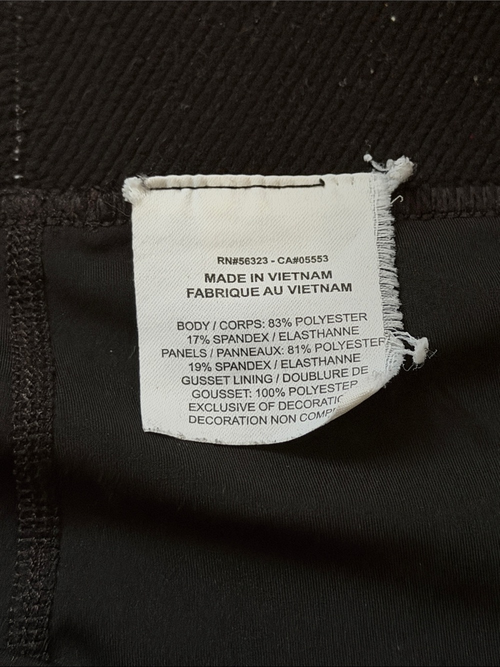 Nike Black Pro Training Leggings with White Swoosh - Picture 4 of 4